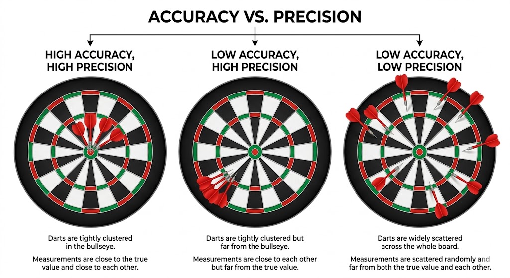 Accuracy vs. Precision Diagram